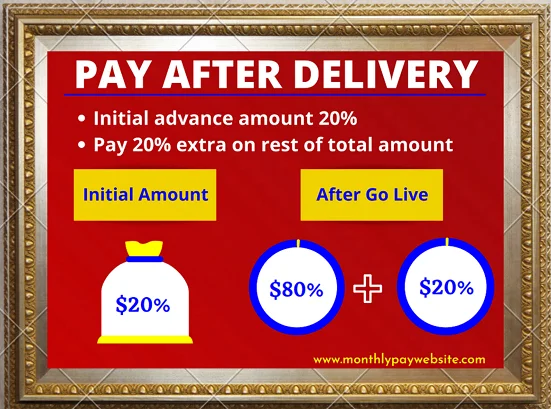 Pay After Delivery Content
